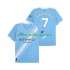 Camisola Manchester City Omar Marmoush 7 Homem Equipamento Primeiro 2025-2026 Manga Curta
